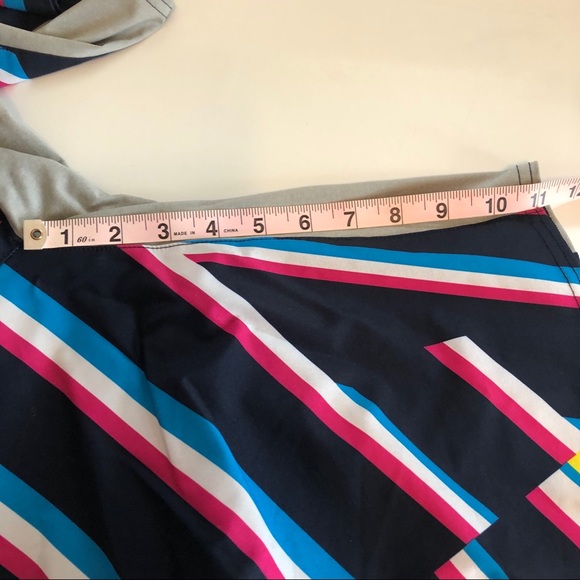 SOLD Reebok CrossFit Short Medium Blue Pink Yellow - Picture 6 of 6